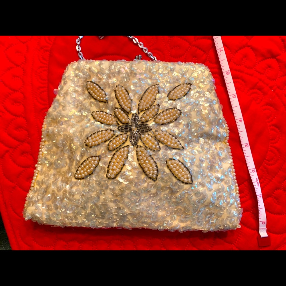 Vintage sequin evening purse